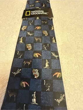 🎁3 for $30 - National Geographic Wildlife Tie